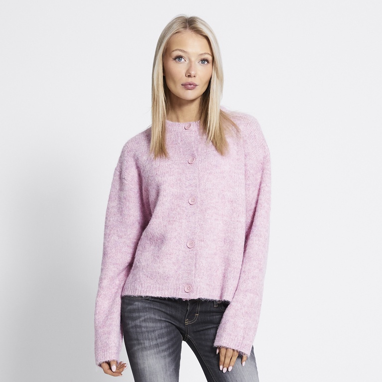 Knit cardigan "Alva" Light Pink